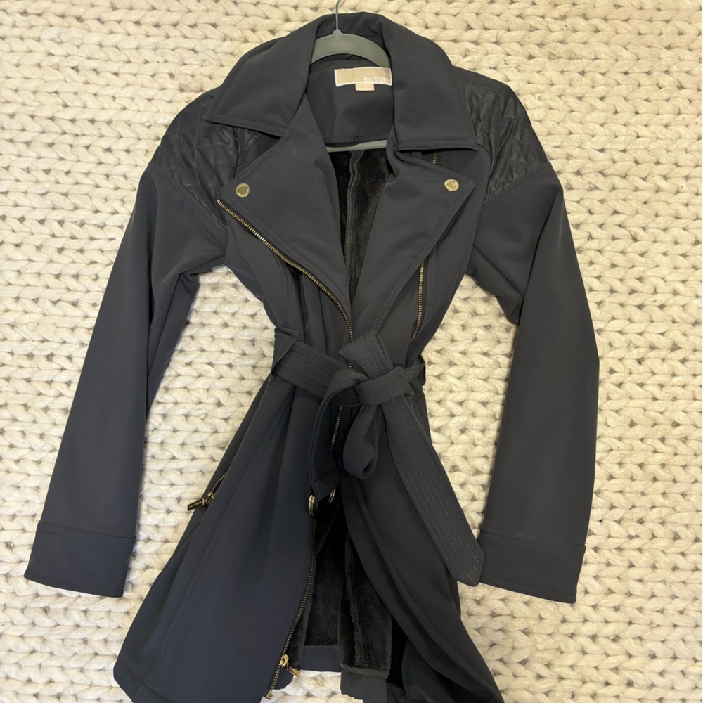 Michael Kors Women’s Trench / Tie-Waist Coat